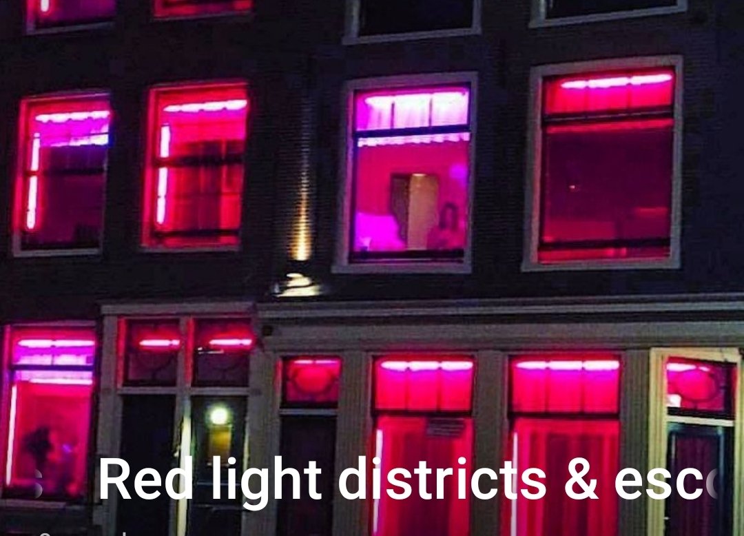 Red light districts and escorts